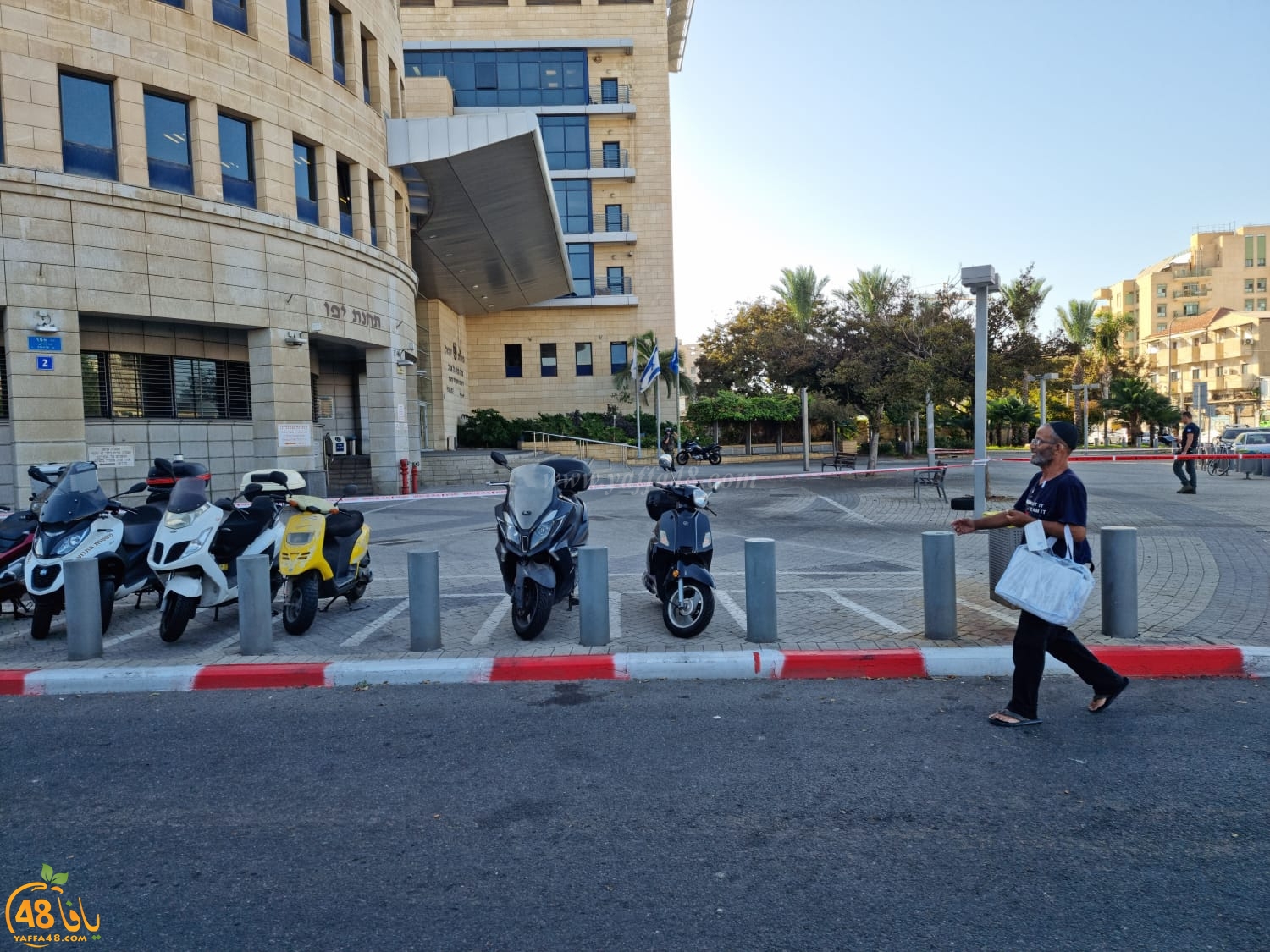  يافا: الاشتباه بجسم مشبوه في مدخل محطة شرطة يفتاخ 