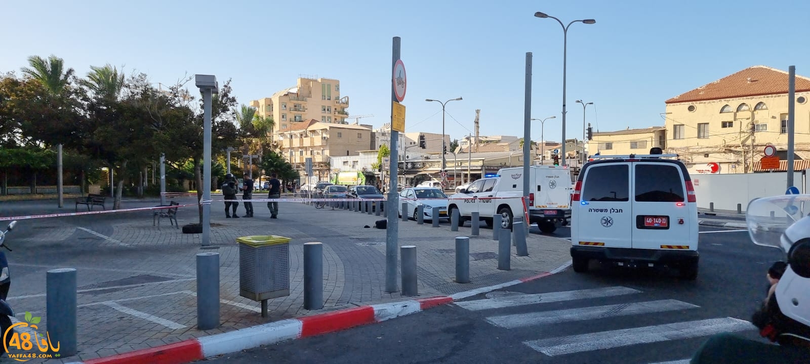 يافا: الاشتباه بجسم مشبوه في مدخل محطة شرطة يفتاخ 