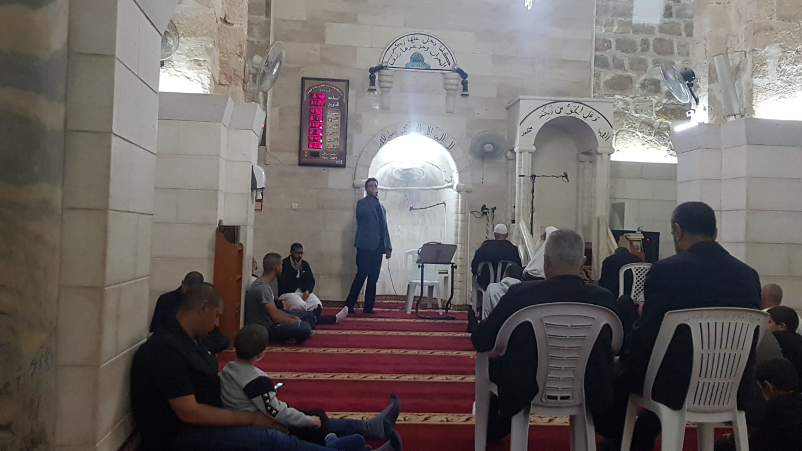 اللد : امسية ايمانية للشيخين موسى البسيط واحمد فواقة في المسجد العمري الكبير 
