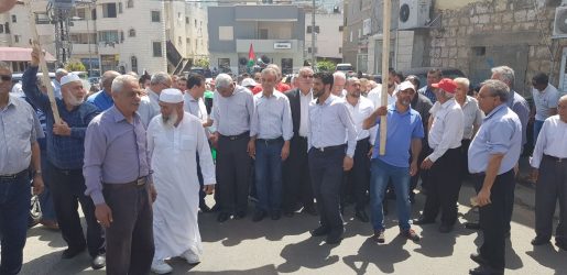 سخنين: انطلاق المظاهرة القطرية الوحدوية تضامنا مع مسيرة العودة في غزة
