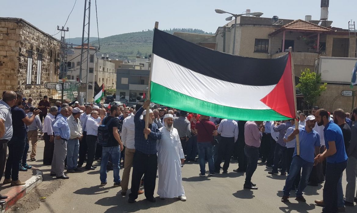 سخنين: انطلاق المظاهرة القطرية الوحدوية تضامنا مع مسيرة العودة في غزة