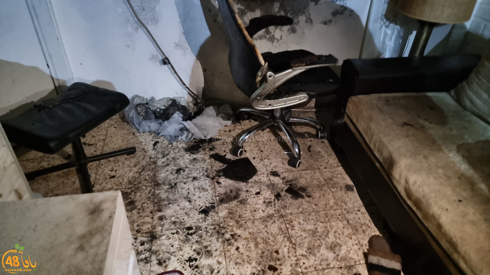 يافا: تدهوّر حالة أحد الأطفال المصابين بجريمة احراق البيت بالعجمي