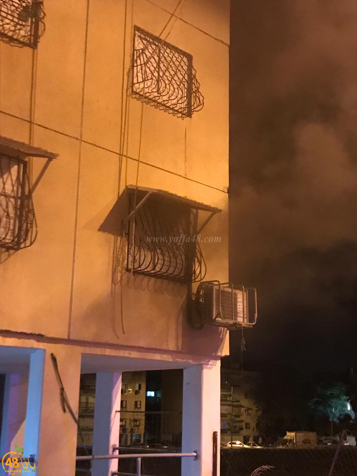  الرملة: إصابة عدد من الأشخاص بالاختناق اثر حريق في عمارة سكنية