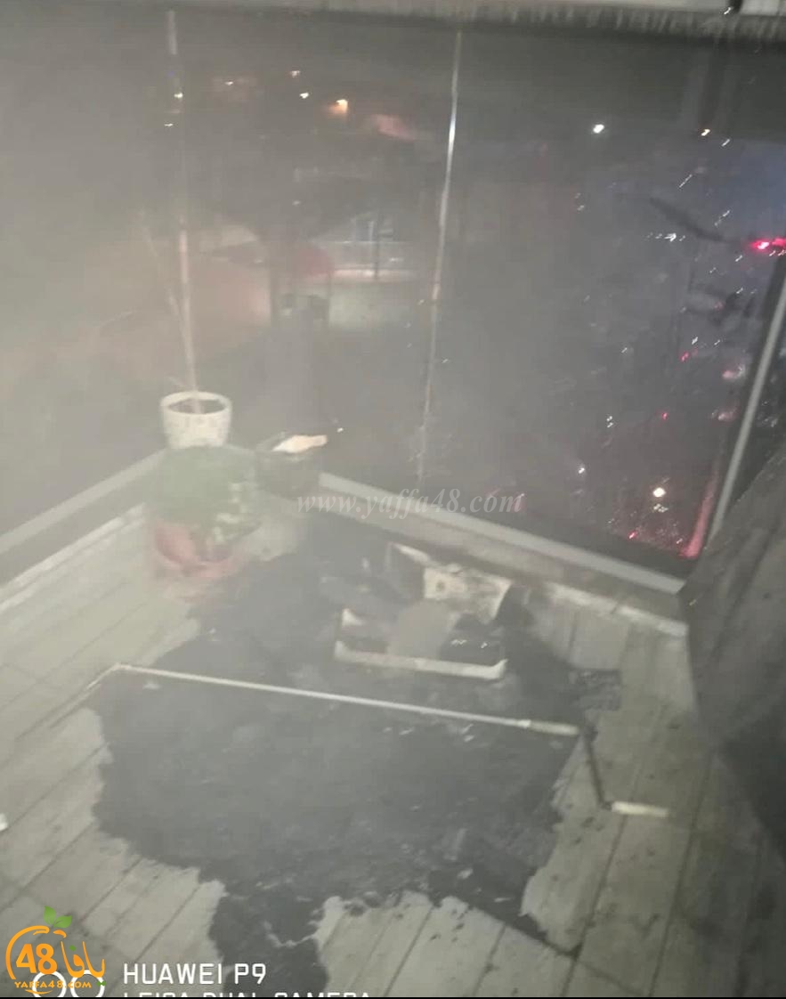  الرملة: تخليص عالقين اثر حريق داخل مبنى سكني بالمدينة