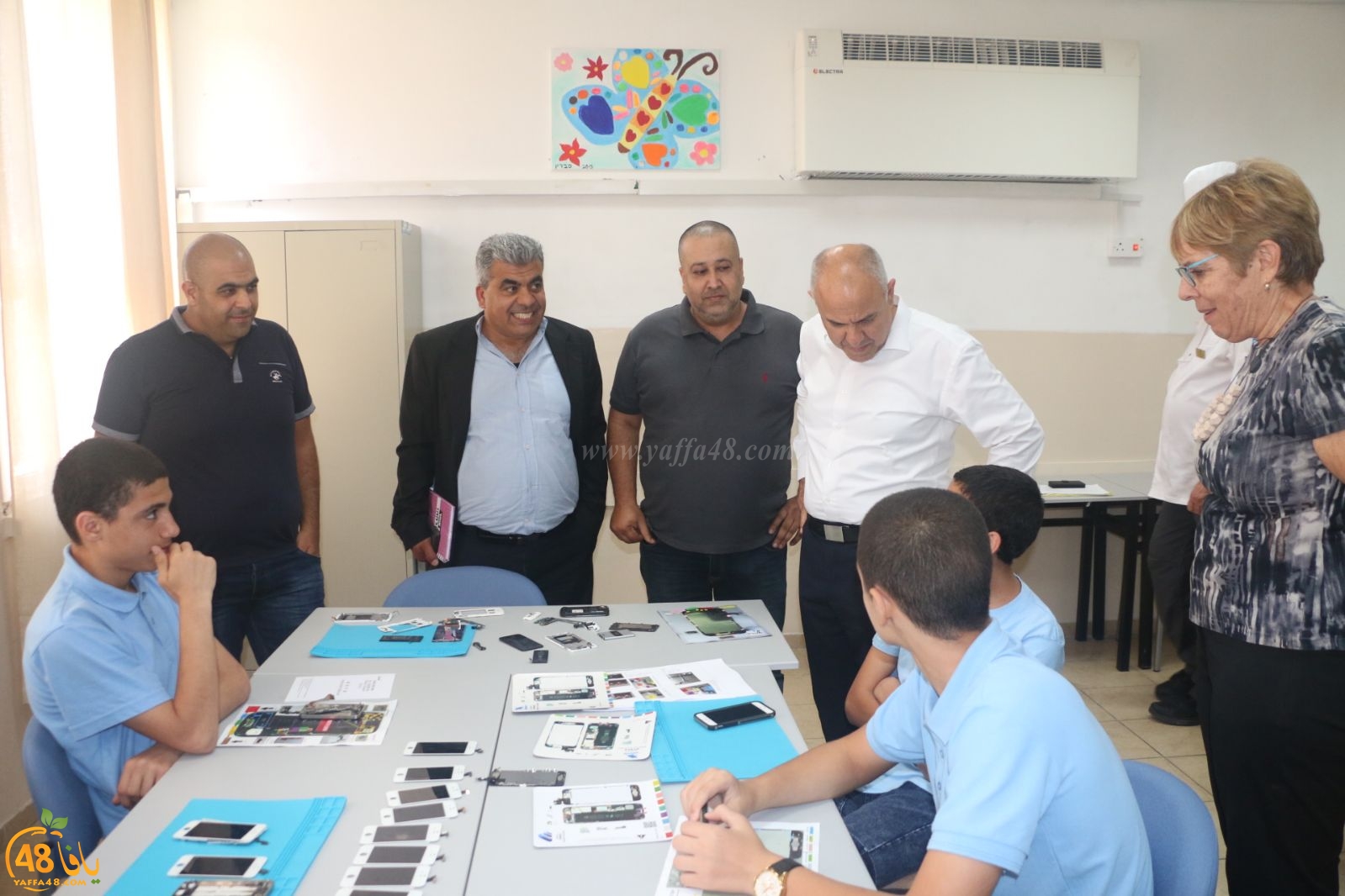 فيديو: وفد رفيع المستوى من وزارة المعارف والبلدية في زيارة لمدارس مدينة يافا 
