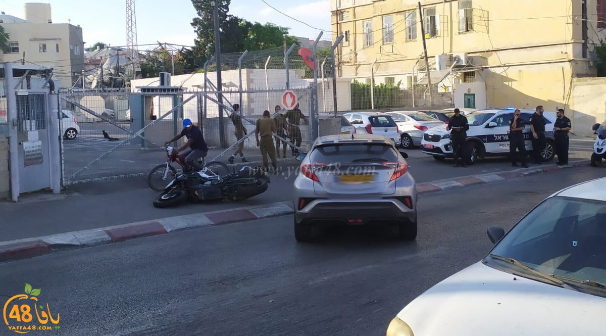  يافا: إصابة شرطيين اثر حادث طرق خلال مطاردة بالمدينة 
