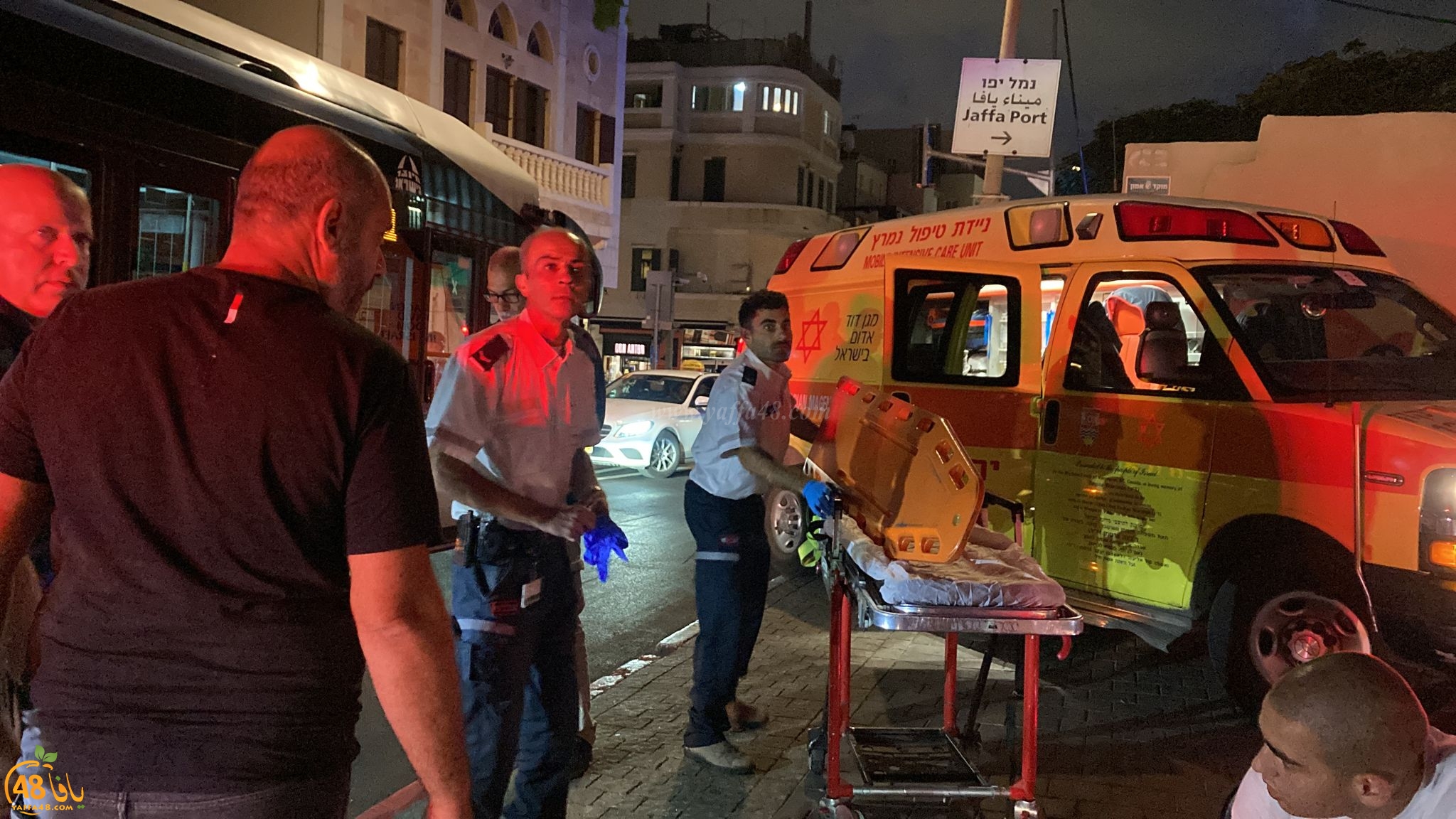  يافا: ثلاثة اصابات بحادث دراجات في شارع ييفت 