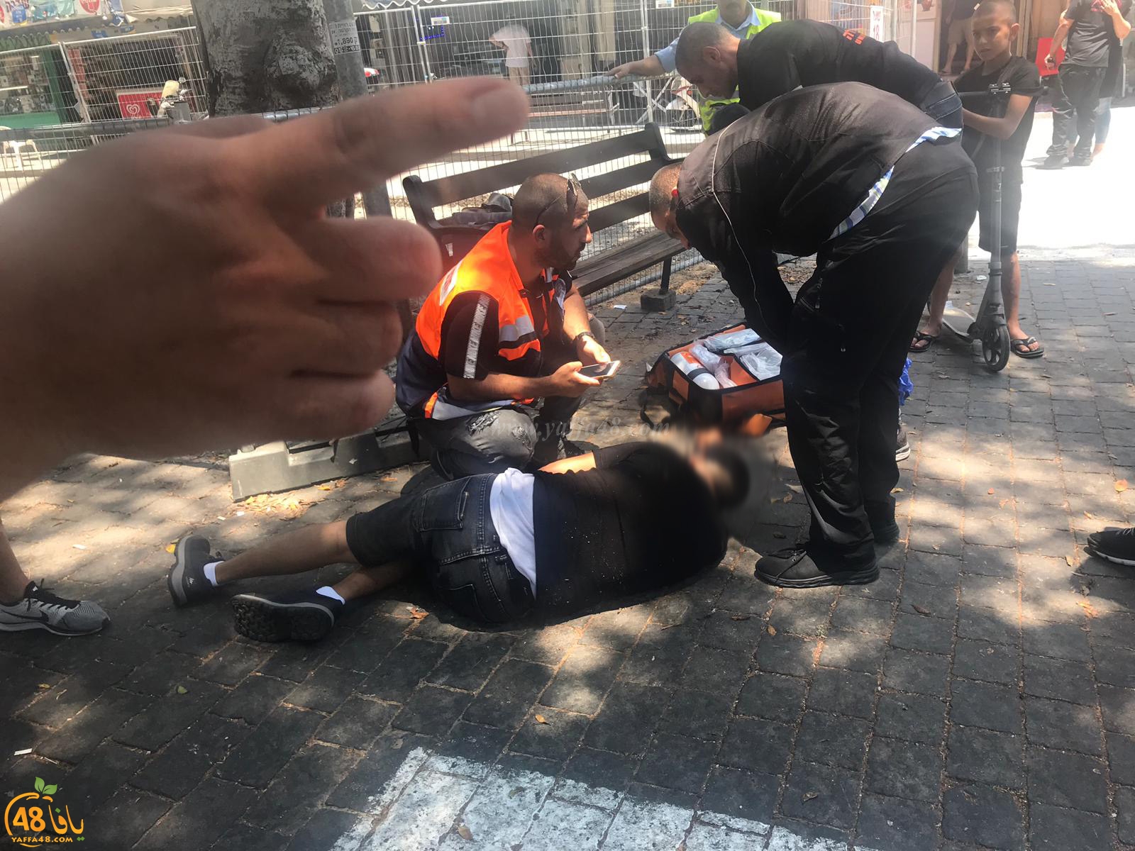 يافا: إصابة متوسطة لراكب دراجة كهربائية بحادث طرق ذاتي 