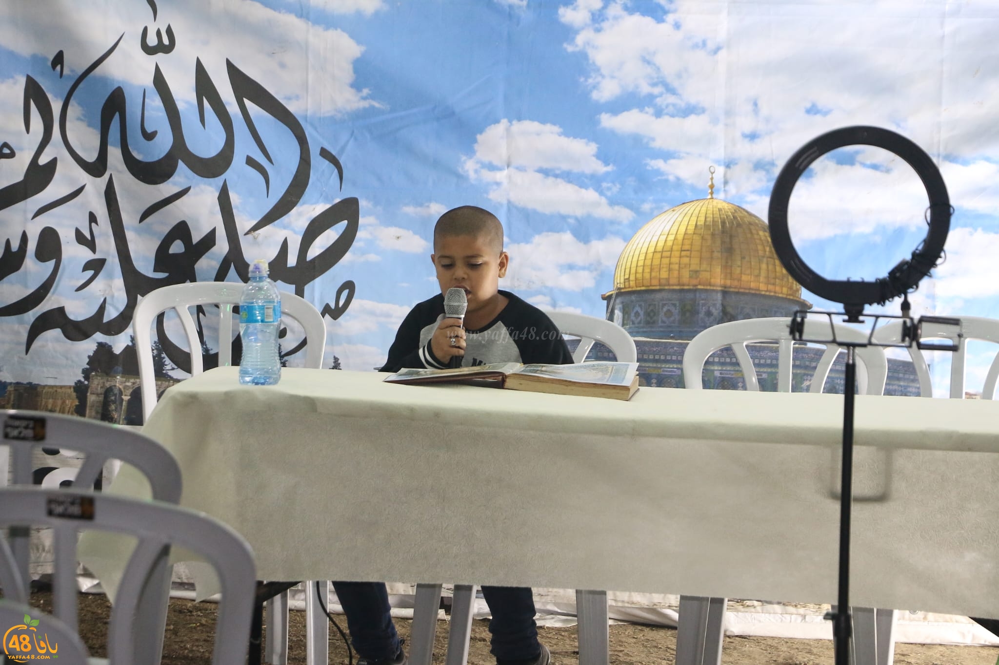 خيمة الهدى الدعوية تستضيف الشيخ محمود شنير في يافا