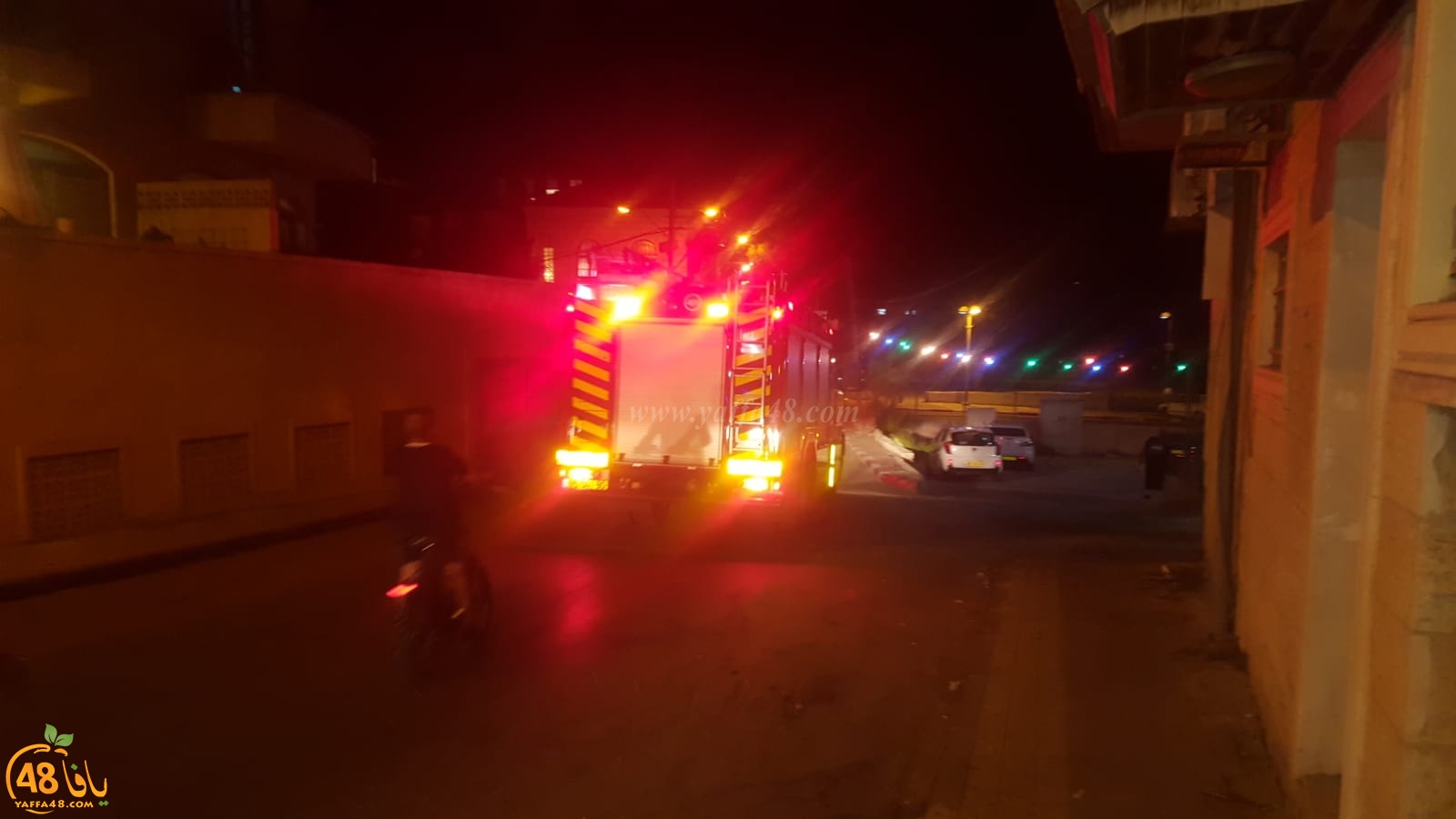 يافا: اضرام النيران في دراجة نارية والشرطة تُحقق