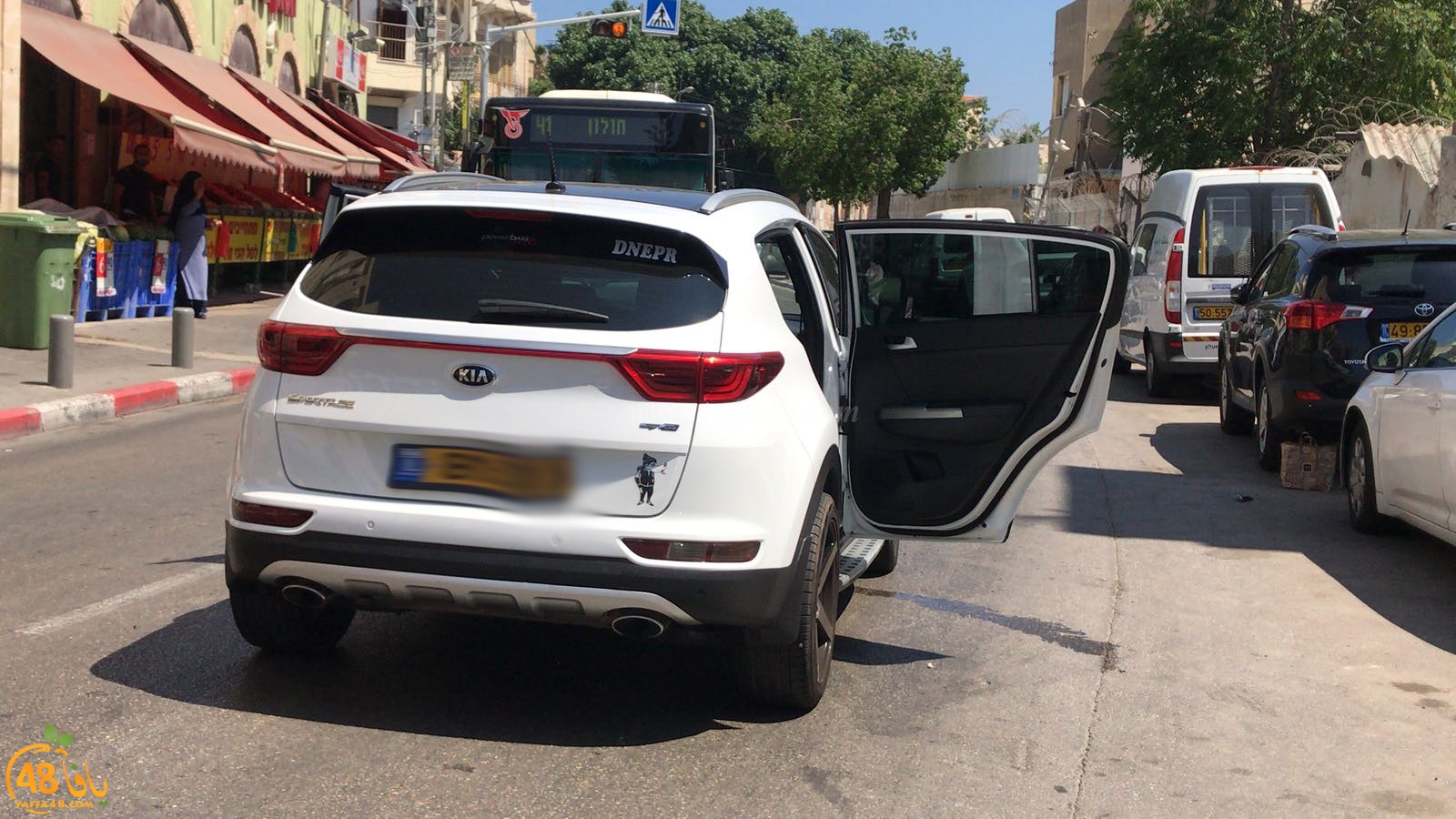  بالصور: حادث طرق بين مركبتين في يافا دون وقوع اصابات 