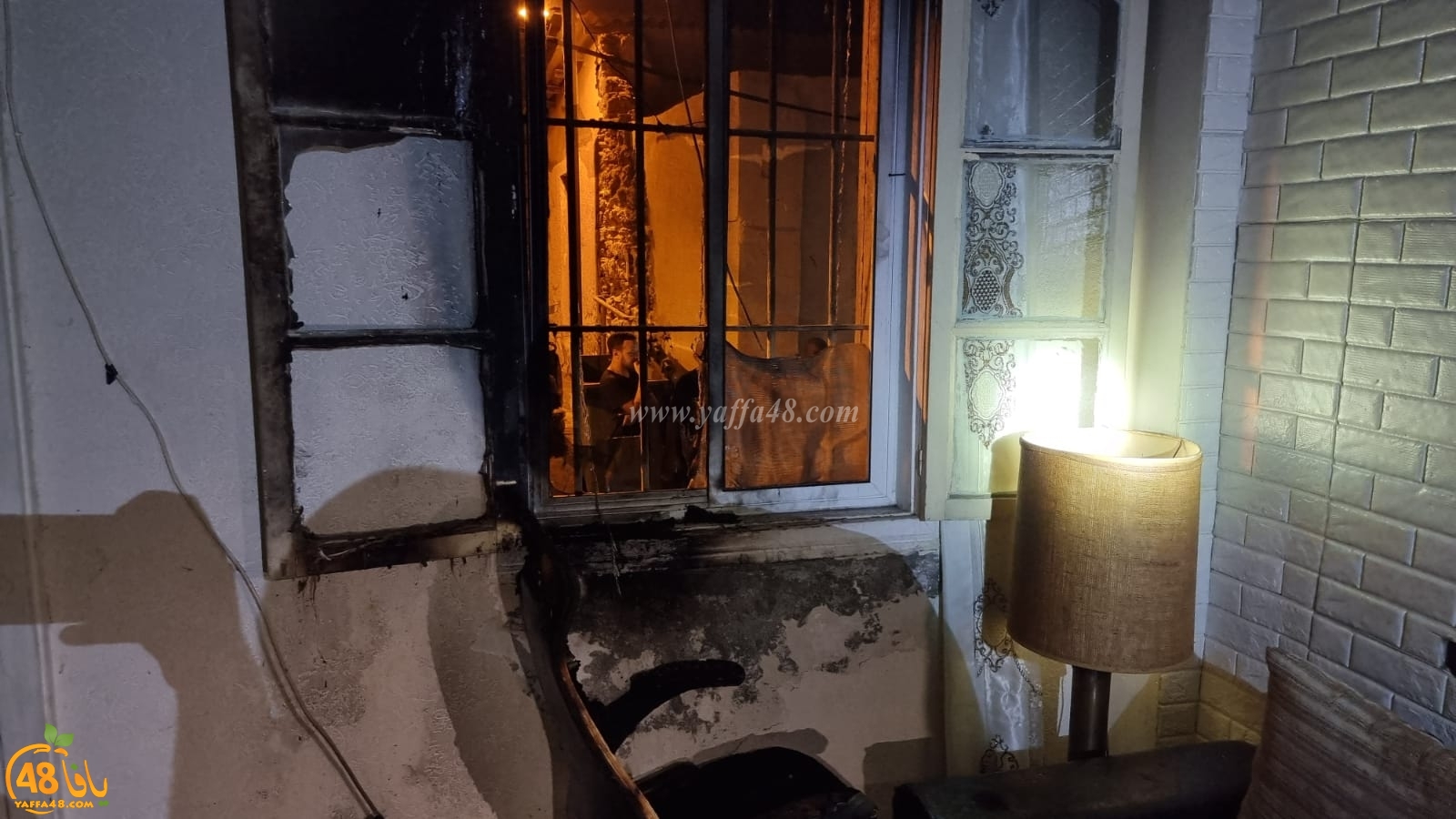  الشرطة: 3 مشتبهين عرب باحراق بيت عائلة جنتازي بيافا