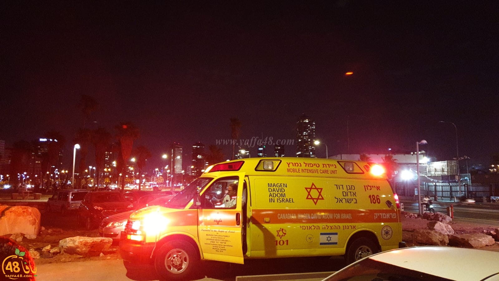  يافا: اصابة متوسطة لراكب دراجة هوائية اثر انزلاقه 