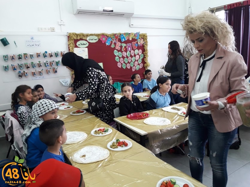 صور: اسبوع موسم الزيت والزيتون في مدرسة حسن عرفة الابتدائية بيافا