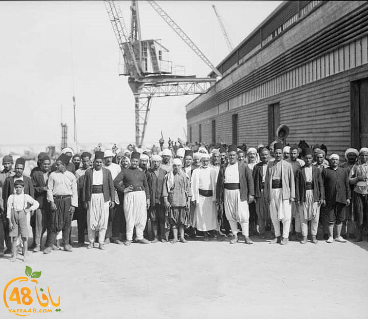  يعود تاريخها لعام 1944 - صور نادرة من داخل مرفأ ميناء يافا 