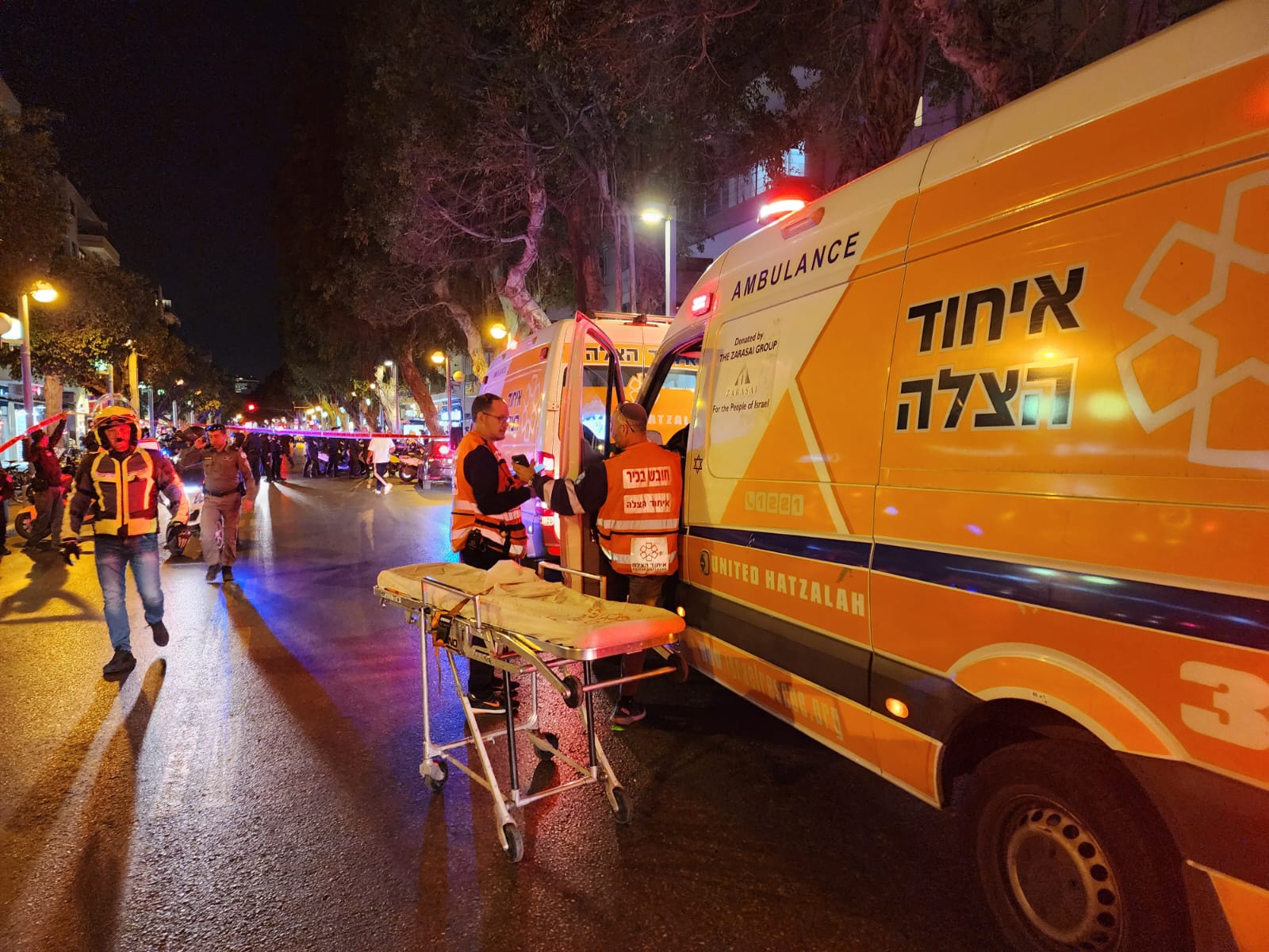  3 اصابات متفاوتة بعملية إطلاق نار في تل ابيب  