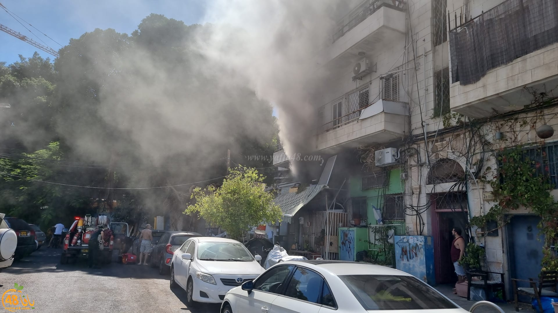 يافا: حريق داخل أحد البيوت دون وقوع اصابات