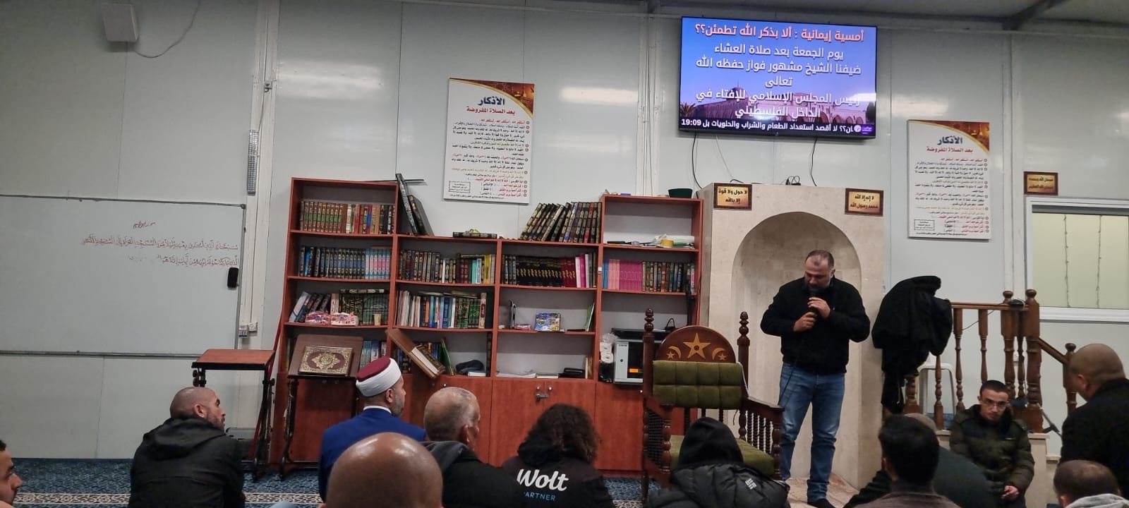 فيديو: أمسية ايمانية بمشاركة الشيخ د. مشهور فواز في مسجد الريان بمدينة يافا