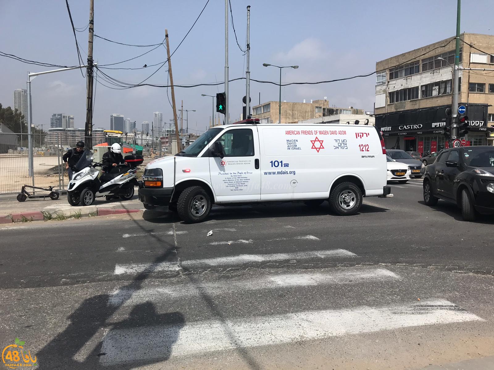  اصابة طفيفة لراكب دراجة كهربائية بحادث ذاتي في يافا 