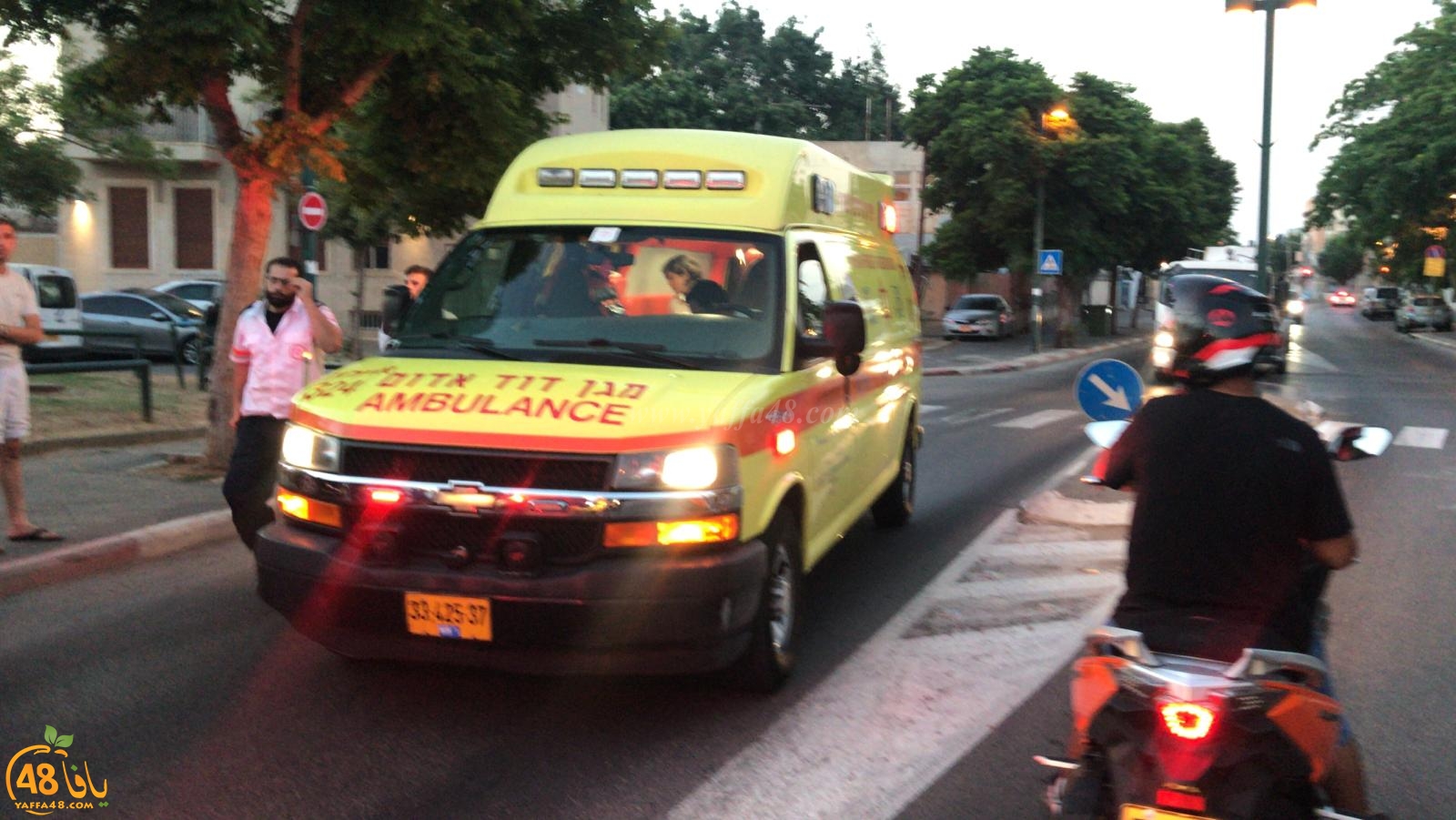  يافا: إصابة متوسطة لرجل بحادث دهس وسط المدينة