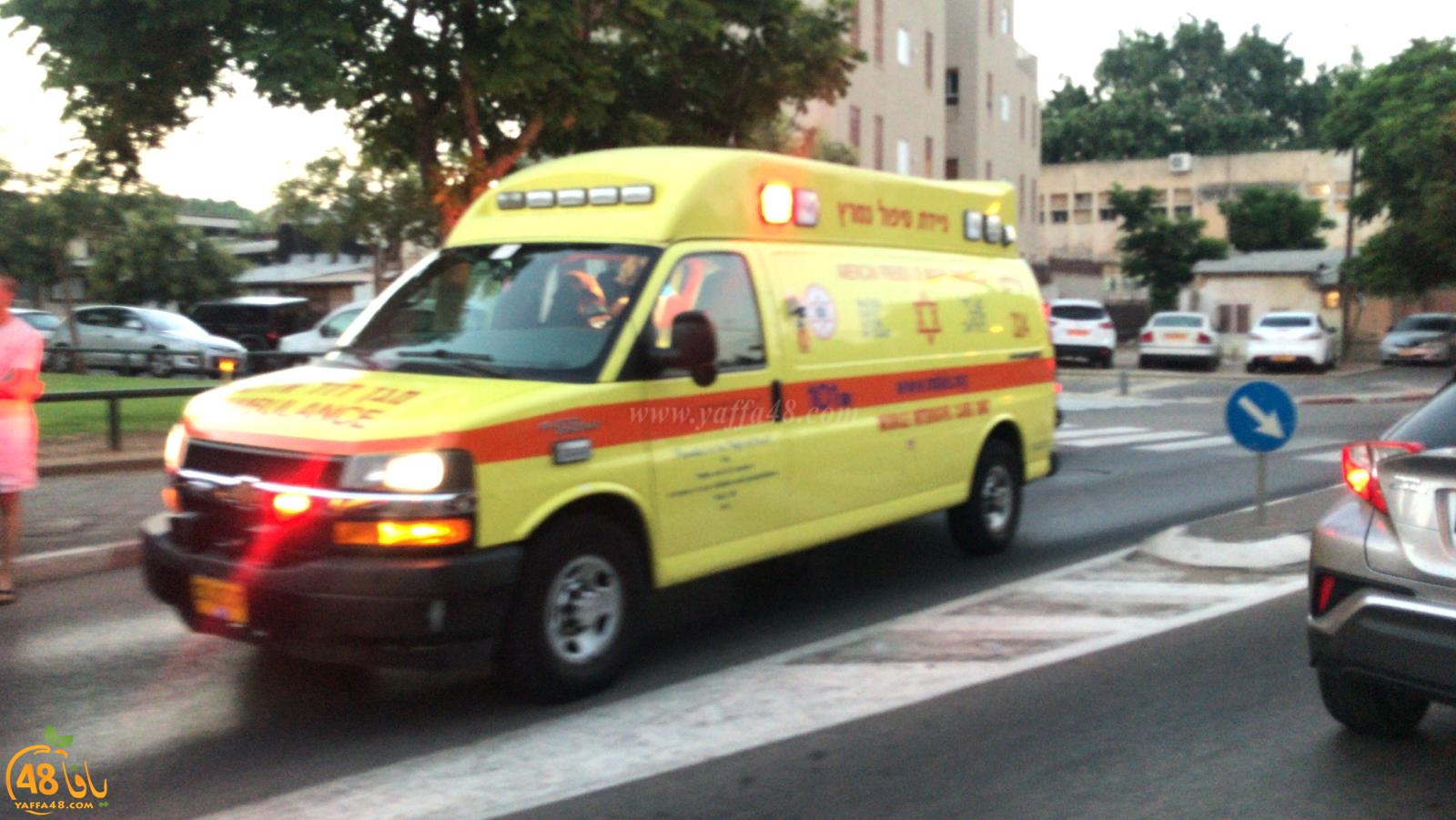  يافا: إصابة متوسطة لرجل بحادث دهس وسط المدينة