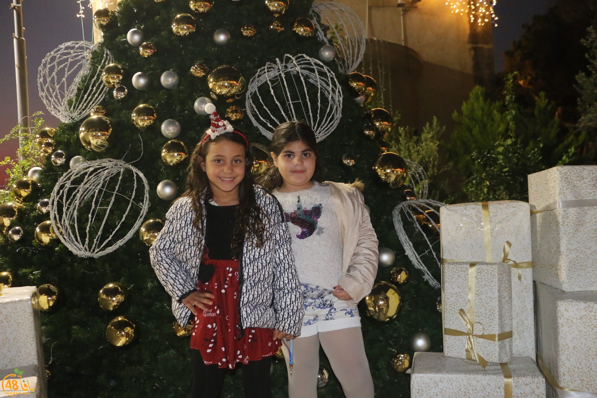 نادي الخضر يحتفل بعيد الميلاد في مدينة يافا 