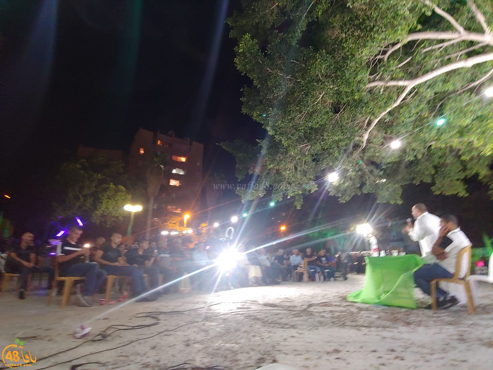 صور وفيديو: خيمة الهدى تنظم أمسية دعوية في ضيافة عائلة كبّوب بيافا