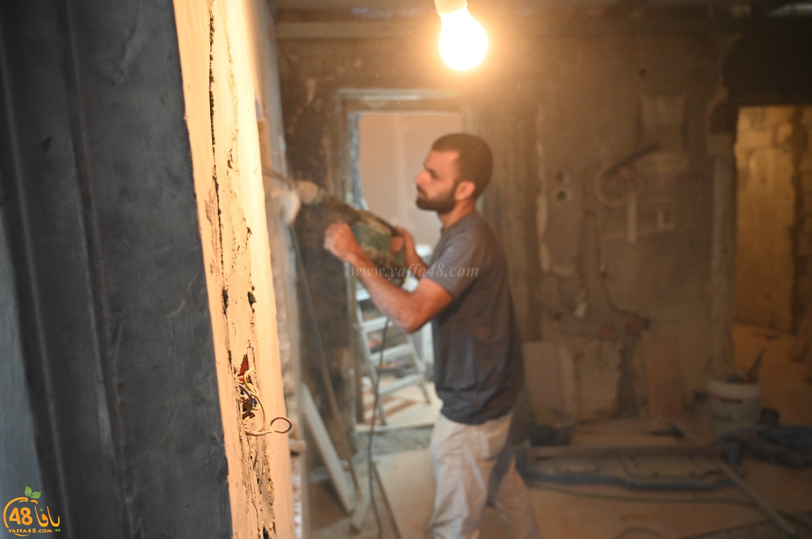 جمعية يافا تُنهي مشروع ترميم بيت محروق في حي العجمي