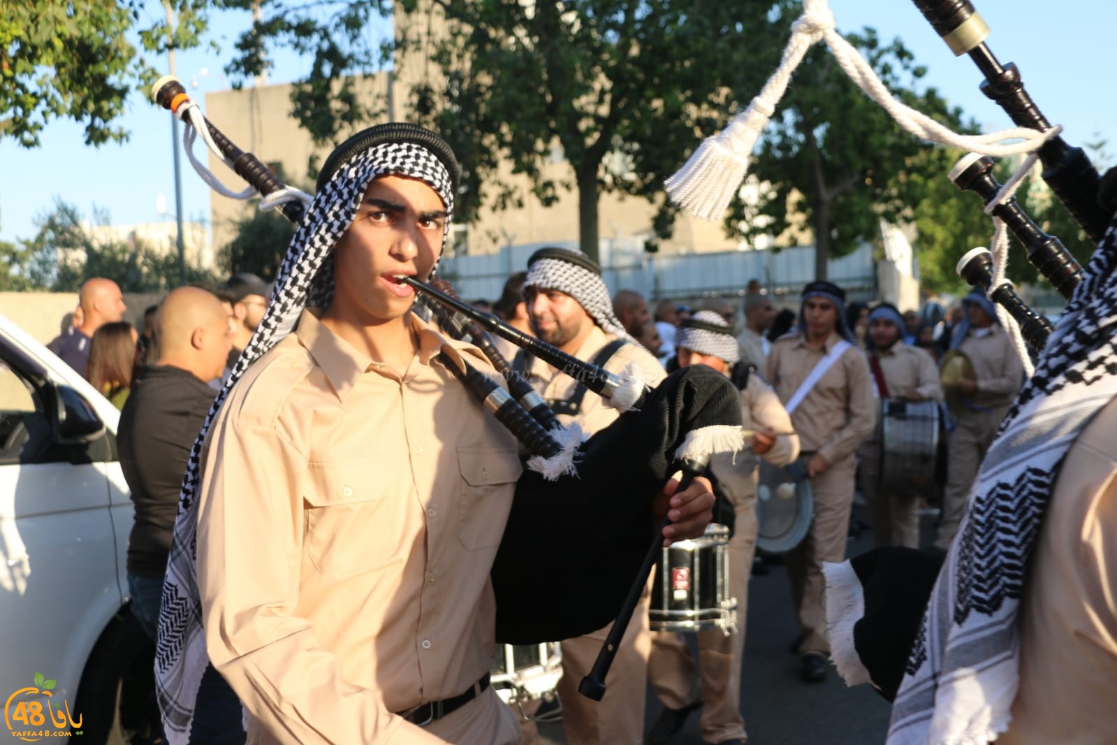  بالصور: سرية كشاف النادي الاسلامي بيافا تُنظم استعراضاً كشفياً بمناسبة عيد الفطر السعيد