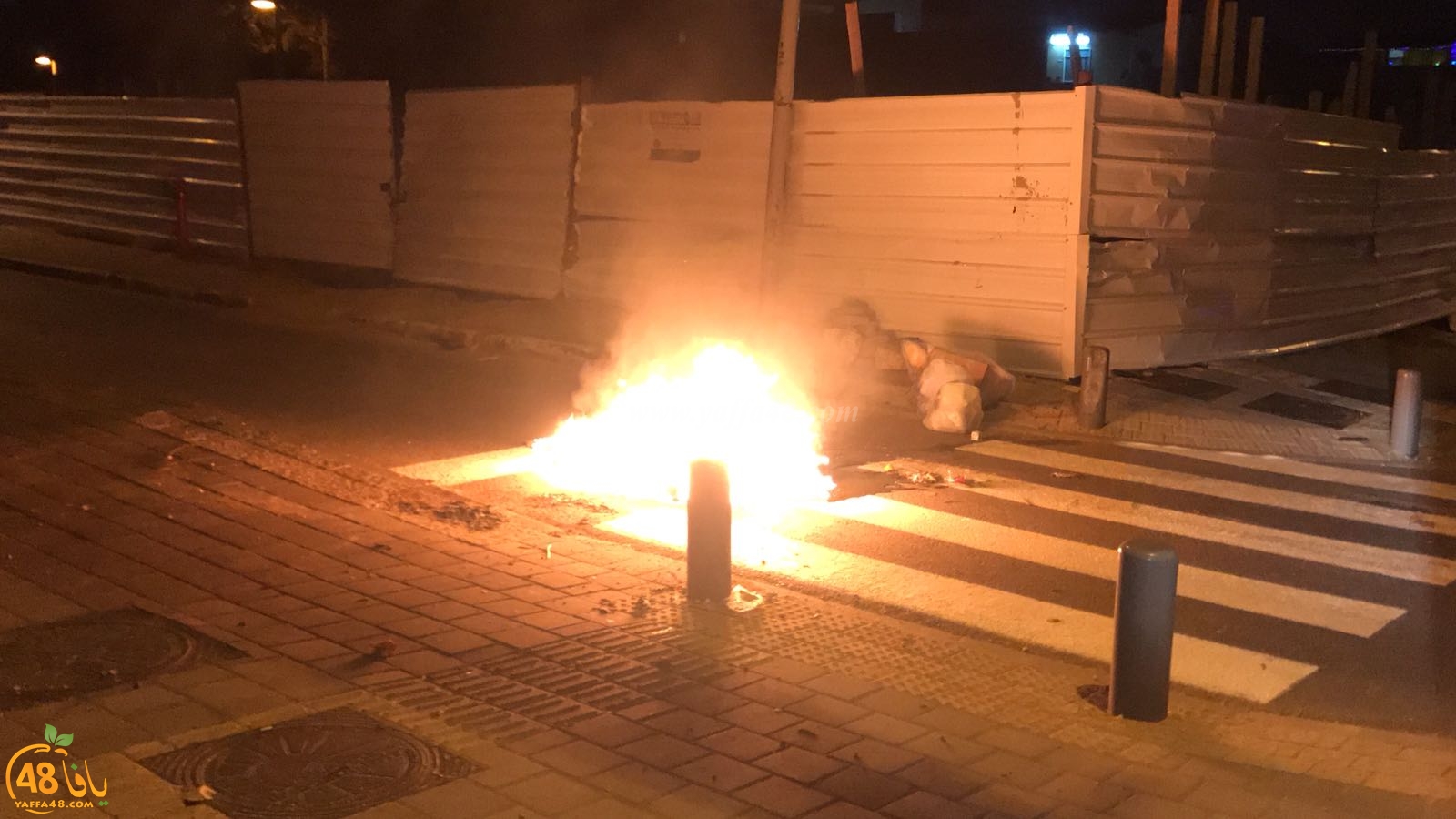 بالصور: ليلة متوترة تعيشها مدينة يافا وهدوء مشوب بالحذر 