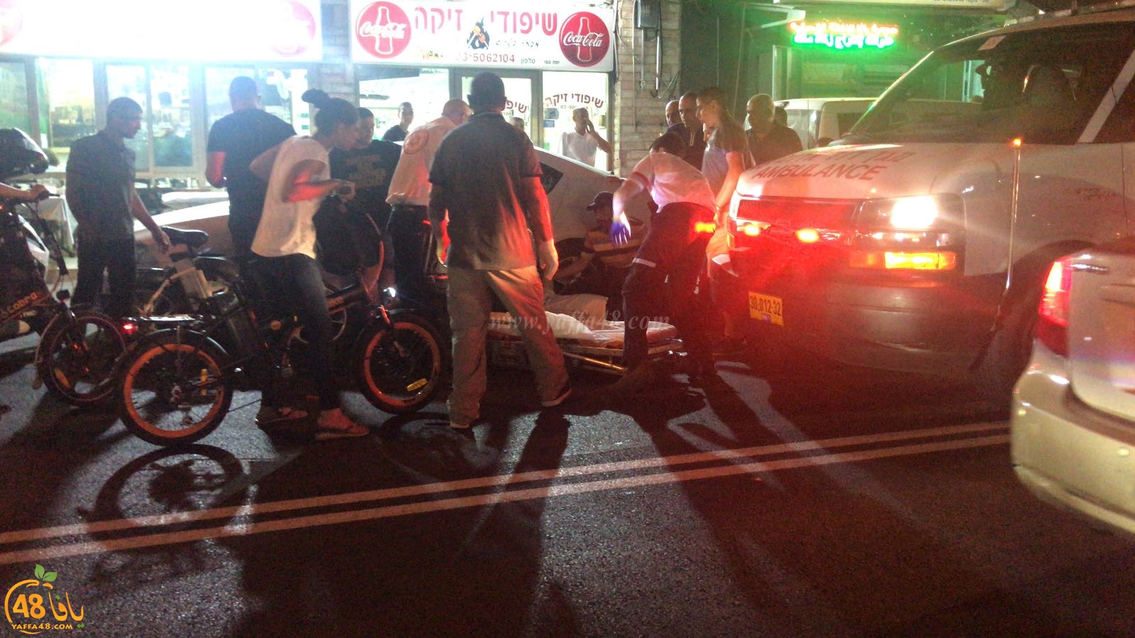  بالصور: اصابة متوسطة لمواطن بحادث دهس ضرب وهرب بيافا