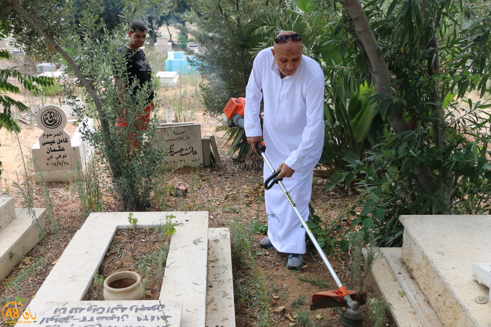  بالفيديو: لجنة اكرام الميت تُنظم حملتها الشهرية لتنظيف مقبرة طاسو بيافا 