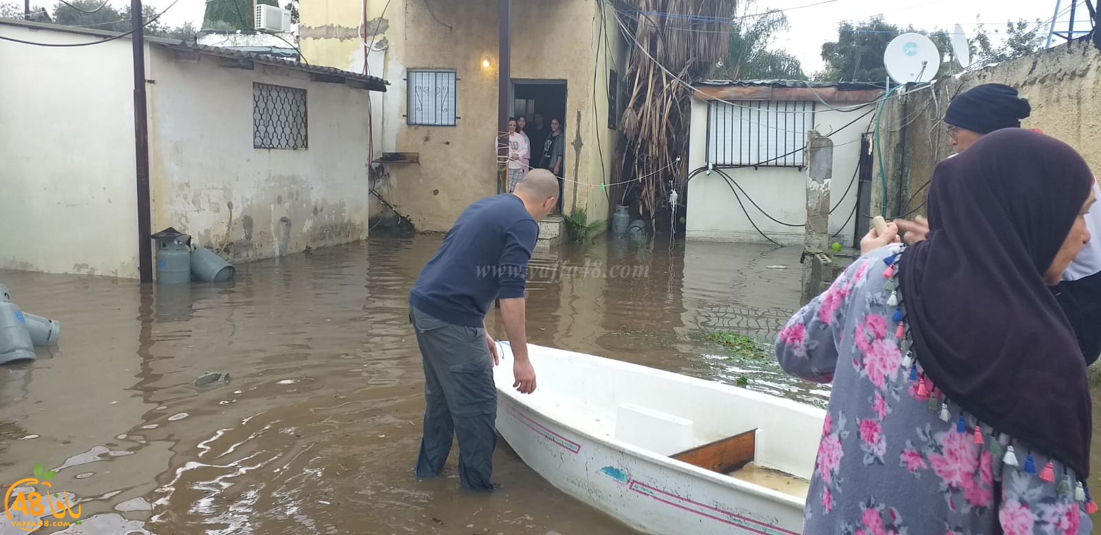  يافا تتحول الى فينيسيا - بعد توقّف الأمطار تكشّف حجم الأضرار