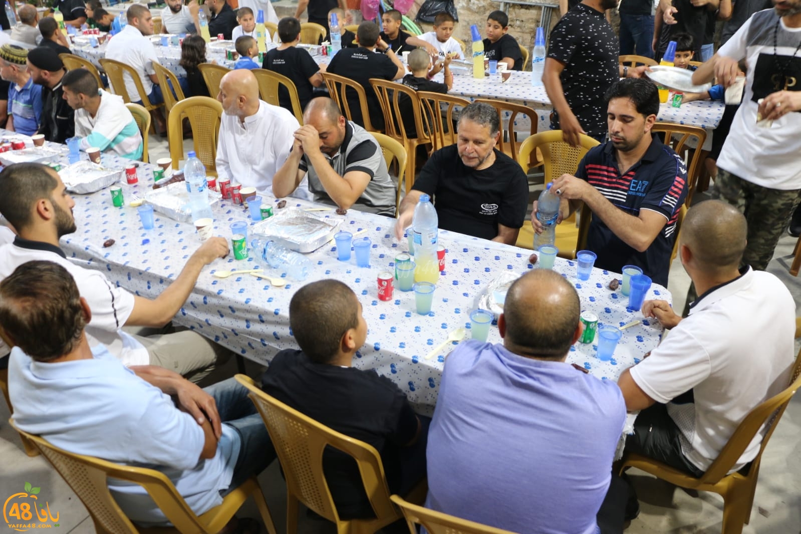  بالصور: افطار جماعي في مركز الدعوة بمدينة يافا