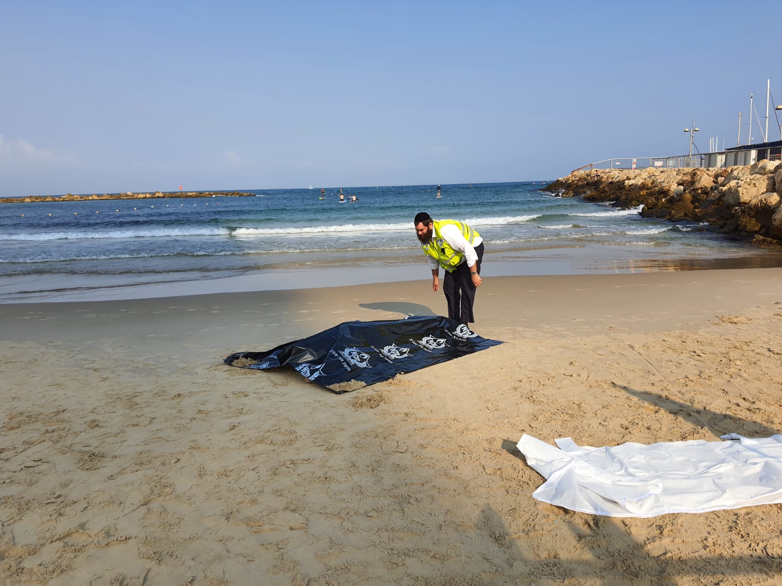 مصرع رجل غرقاً على شاطئ البحر في تل أبيب