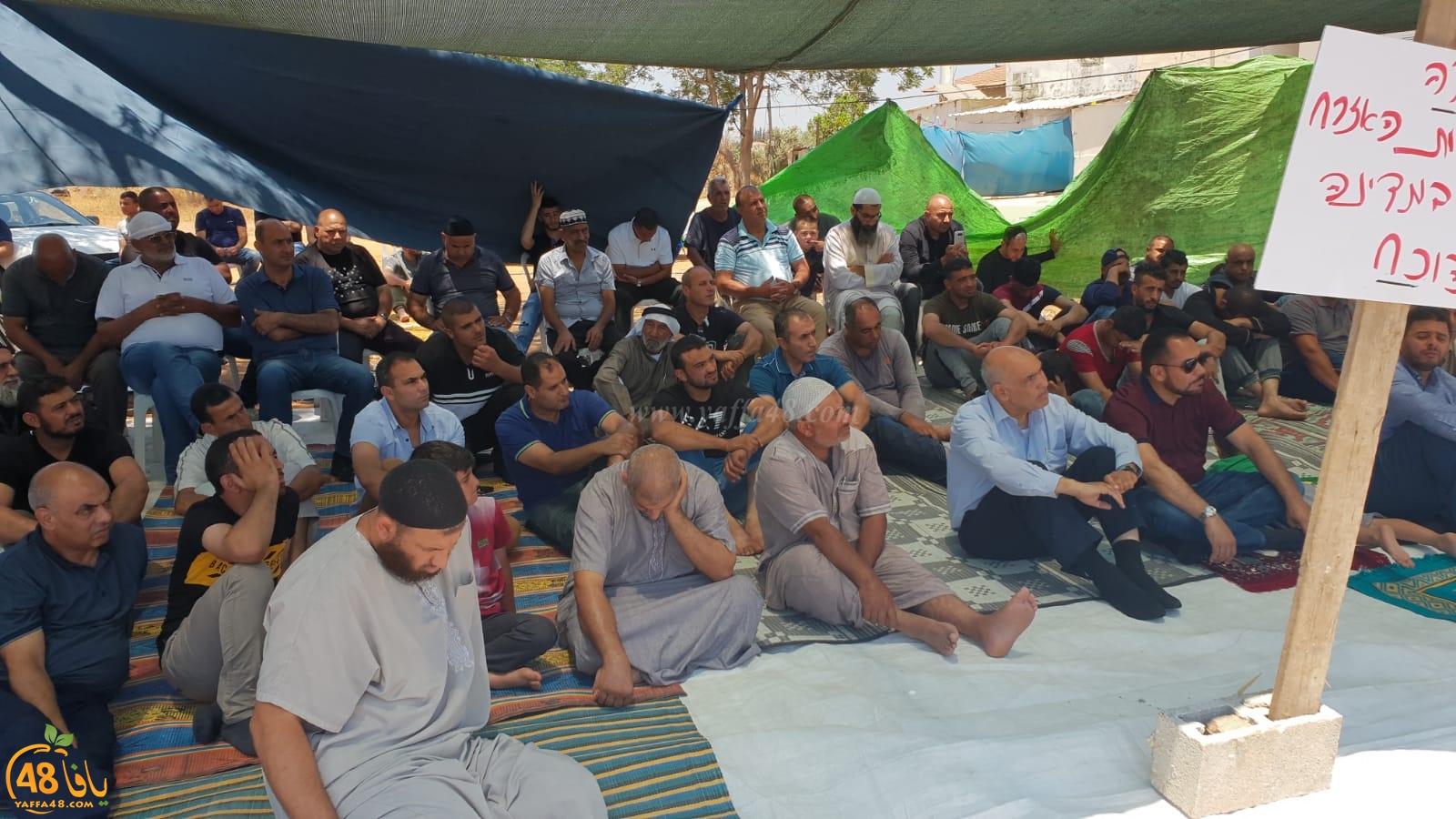 فيديو: صلاة جمعة حاشدة تضامناً مع عائلة أبو كشك المهددة بالاخلاء في قرية دهمش