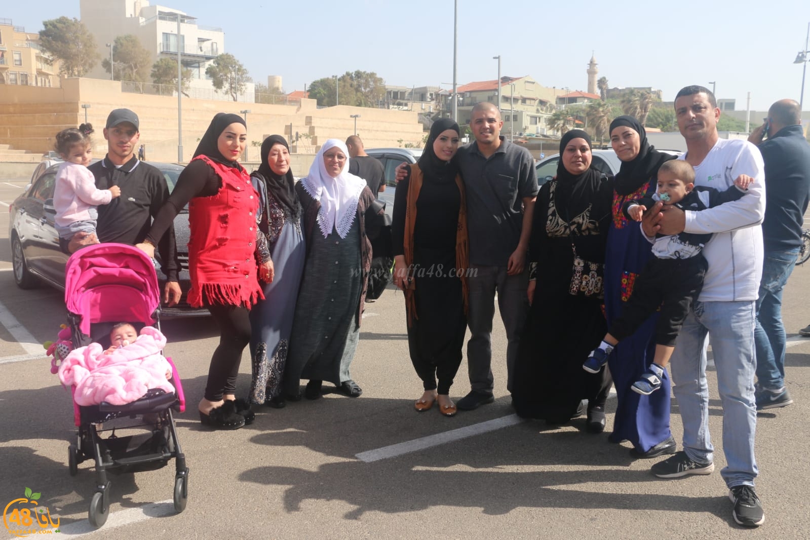 بالصور: انطلاق الفوج الثاني من معتمري مدينة يافا إلى الديار الحجازية لأداء عمرة الربيع 