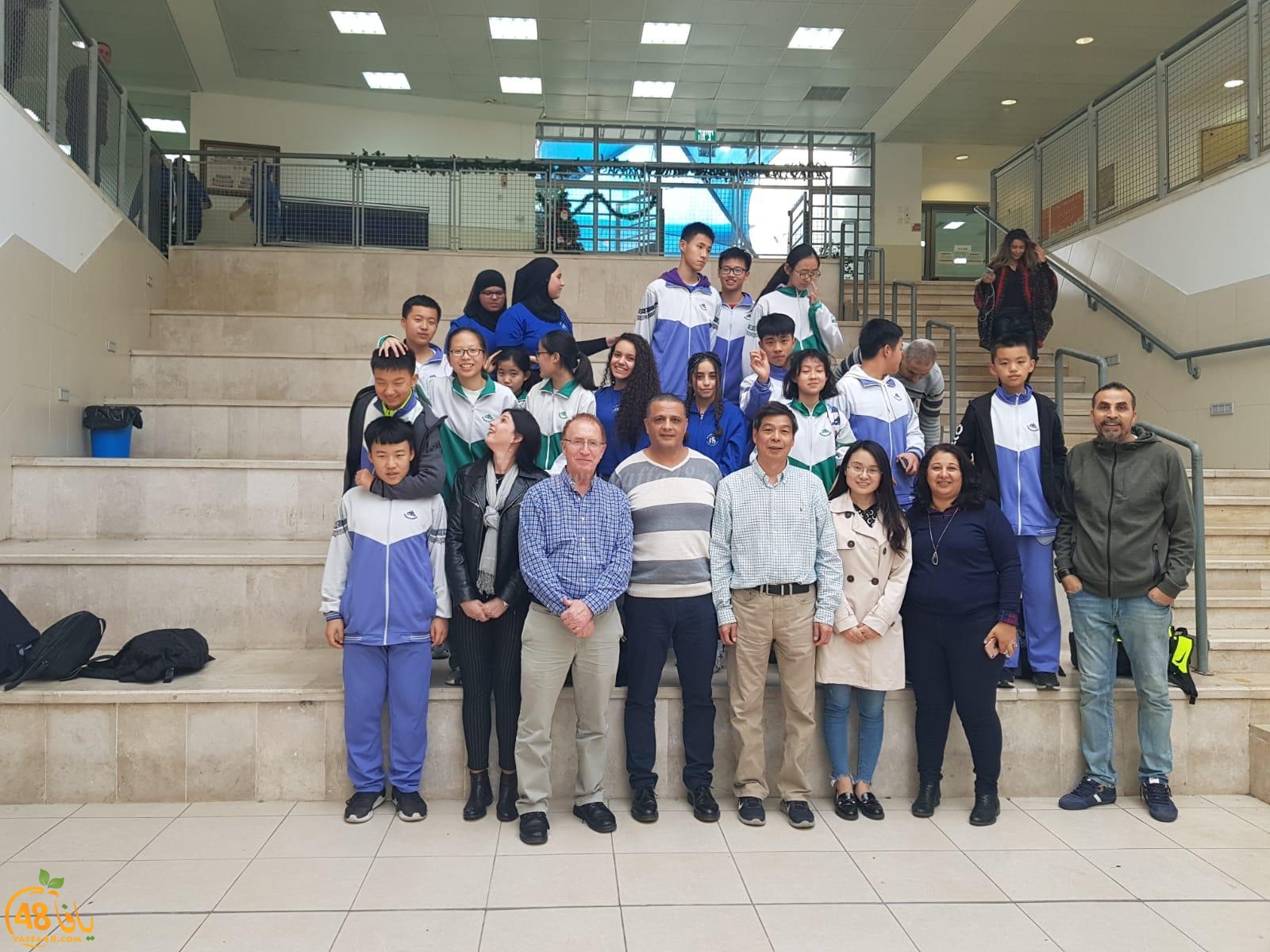 تبادل ثقافي مميز يجمع طلاب اجيال الثانوية وبعثة من طلاب الصين
