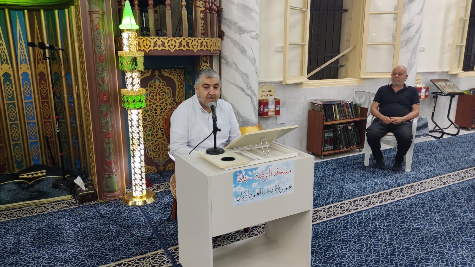 يافا: الشيخ الدكتور أسامة عرار يحل ضيفا على مجالس الإيمان في مسجد النزهة