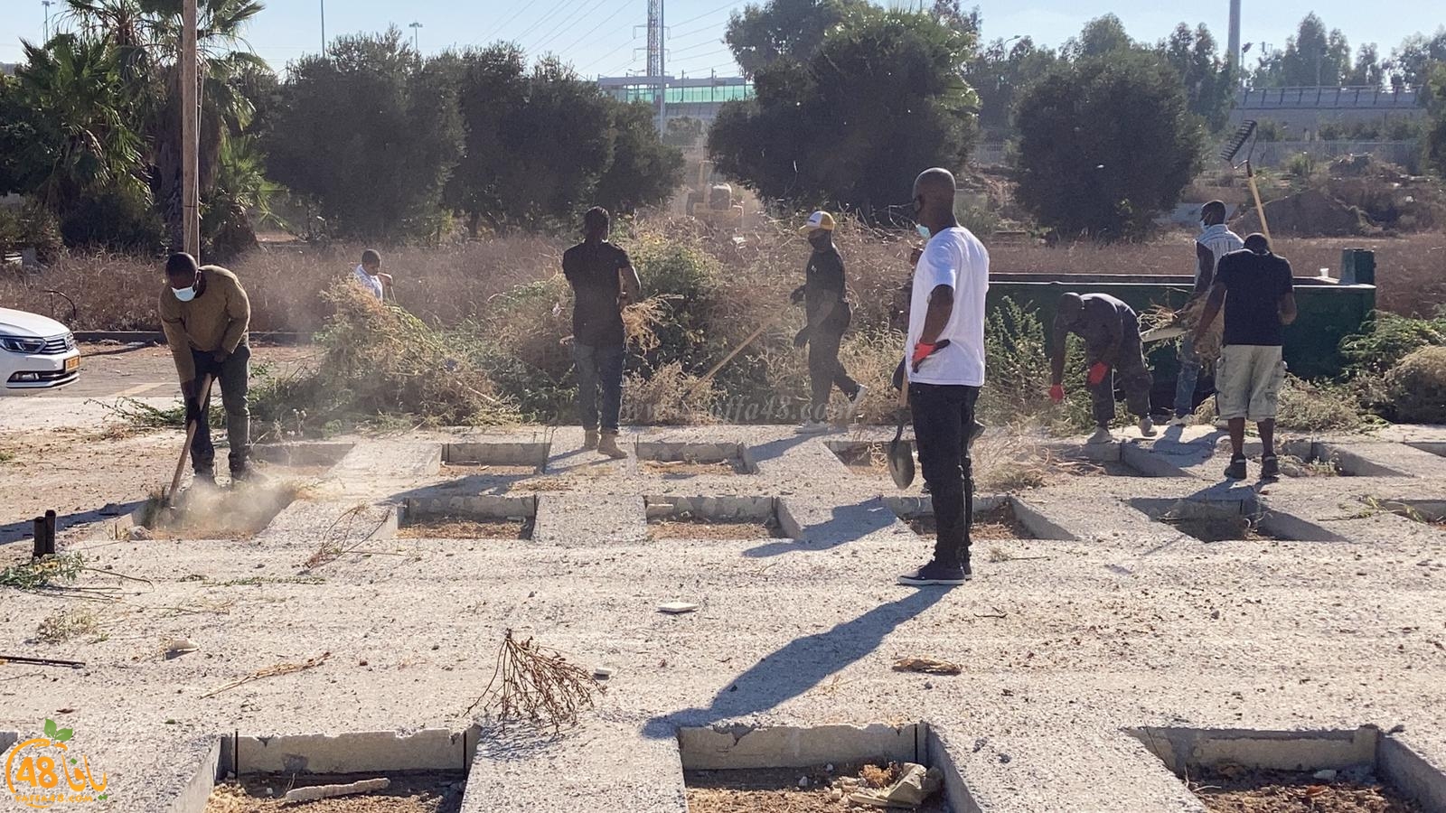 صور: انطلاق معسكر صيانة مقبرة طاسو الإسلاميّة، ودعوات لأوسع مشاركة