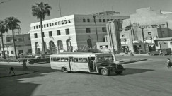 فيديو نادر: محطة الحافلات في شارع سلمة شرق مدينة يافا 1946