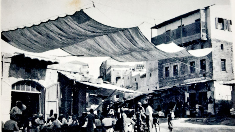  صورة نادرة تُعرض للمرة الأولى لمقهى الانشراح في حي المنشية عام 1923