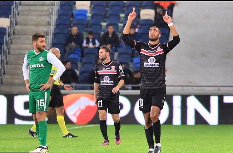  يتألق من جديد - اليافاوي رمزي صفوري يسجل هدف التعادل لأبناء سخنين امام م. حيفا