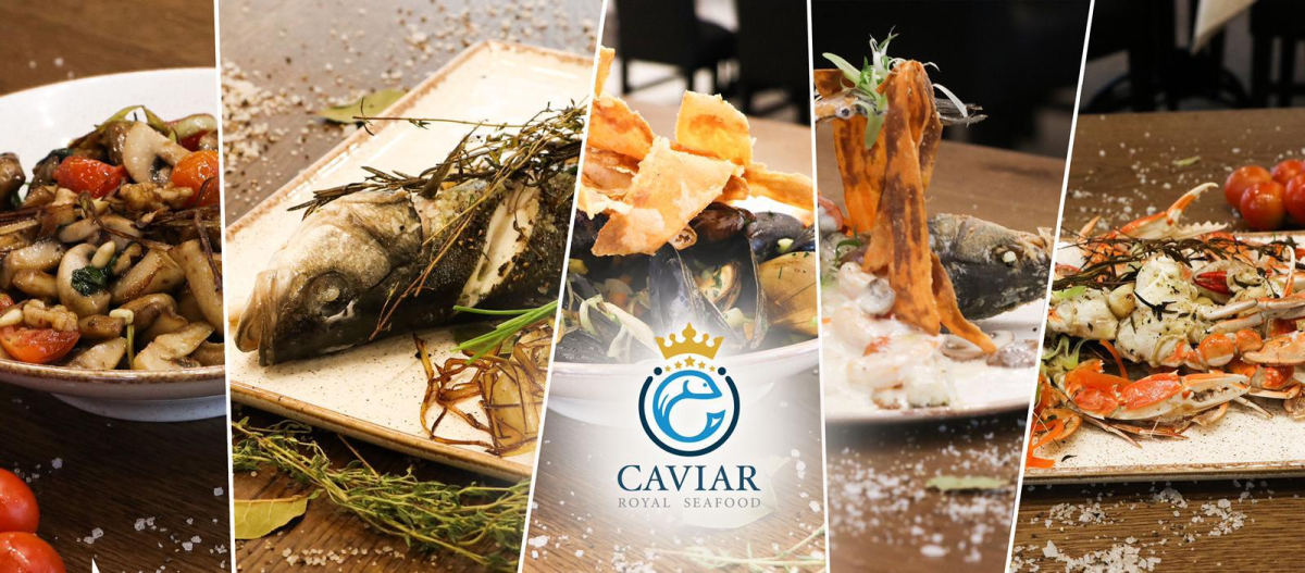 أشهى المأكولات البحرية في مطعم "كافيار" برام الله 