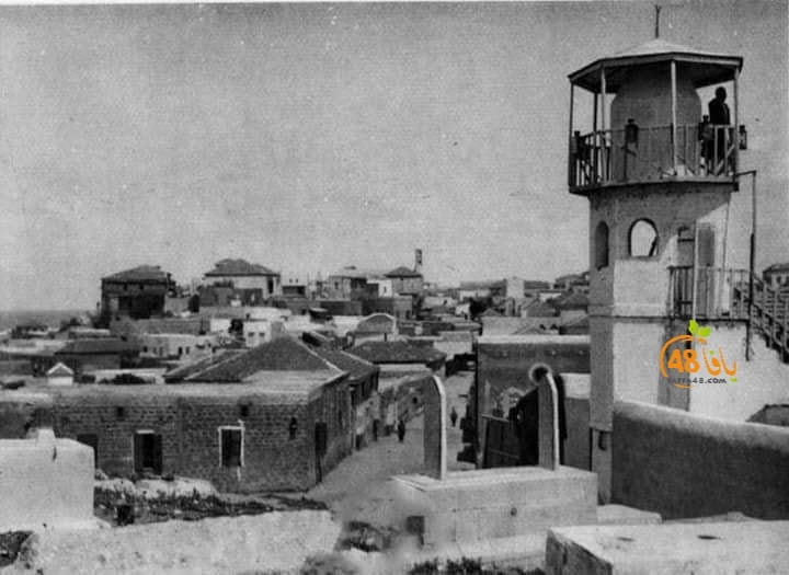  صورة نادرة جداً من حي العجمي بيافا عام 1922 