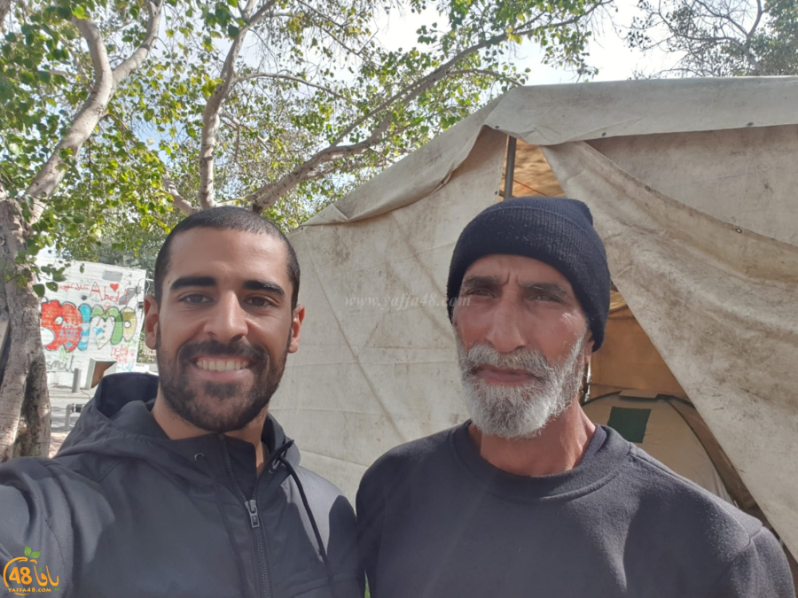  انفراج في قضية العائلة اليافاوية واستعدادات لمغادرة الخيمة في حديقة الغزازوة 