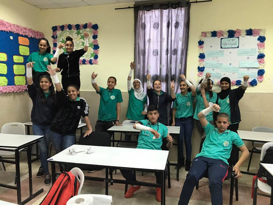 صور: فعاليات متنوعة لطلاب الطبيب الصغير في مدرسة الهدى بمدينة الرملة