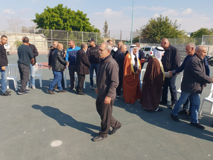 بالصور: عقد راية الصلح بين آل شعبان وآل أبو زايد في اللد 