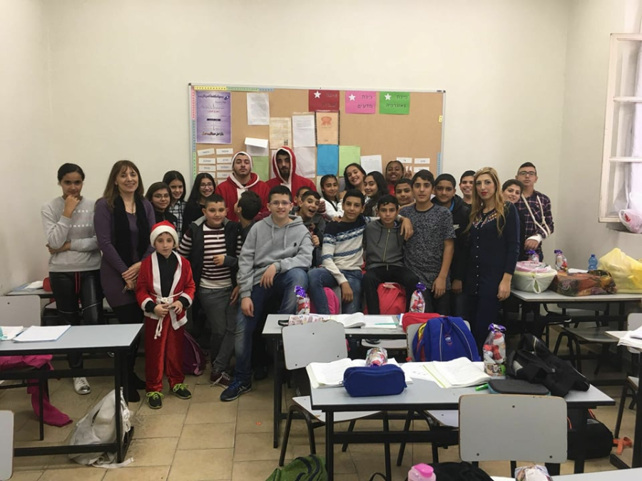 إختتام الفصل الأول في مدرسة مار ميخائيل الأرثوذكسية في يافا بأجواء ميلادية