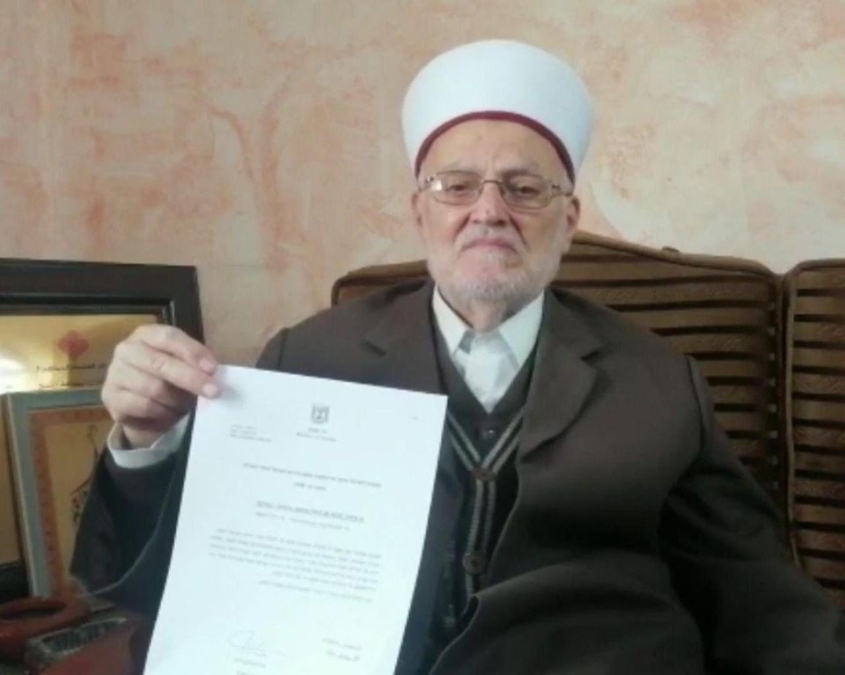  منع الشيخ عكرمة صبري من التواصل مع الشيخ رائد صلاح وشخصيات من الداخل